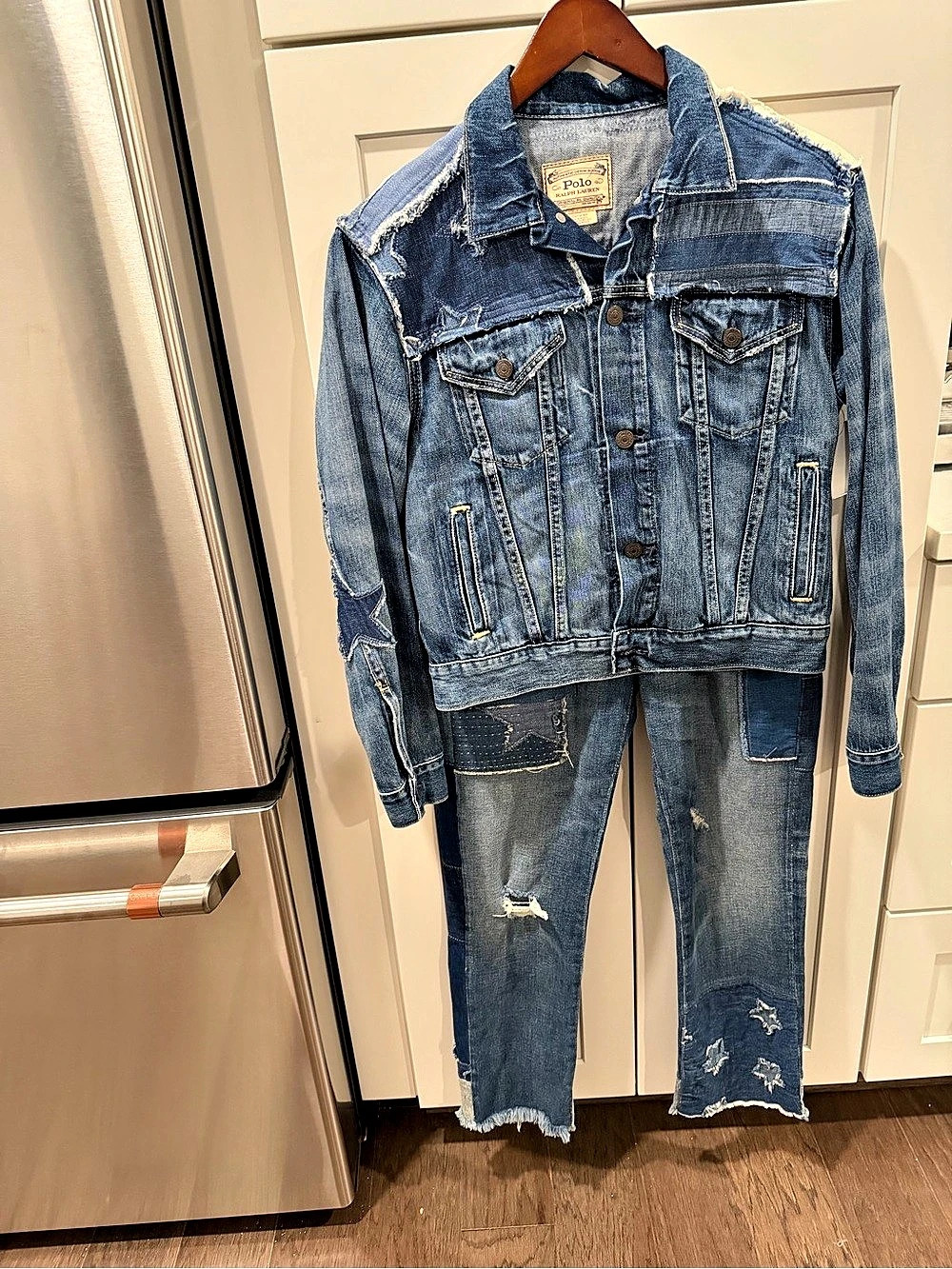 Polo Ralph Lauren denim jacket and jeans set & Jeans Set Blue Small